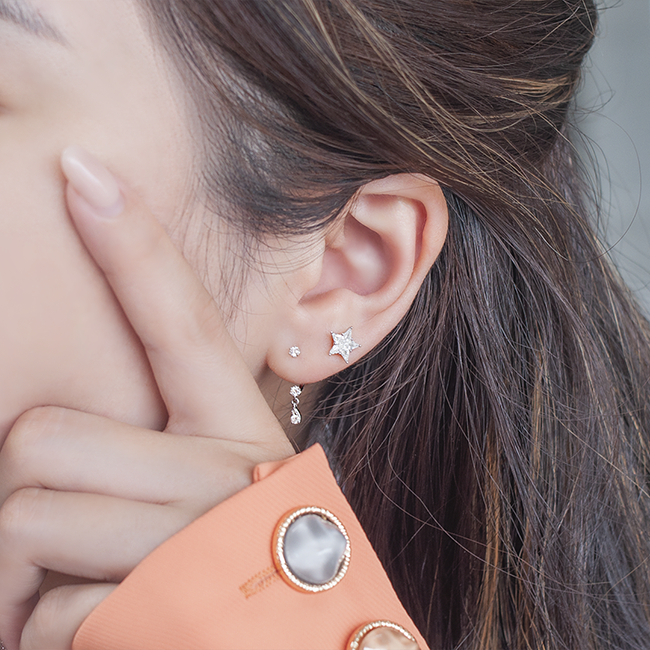 Bliss diamond earring jackets